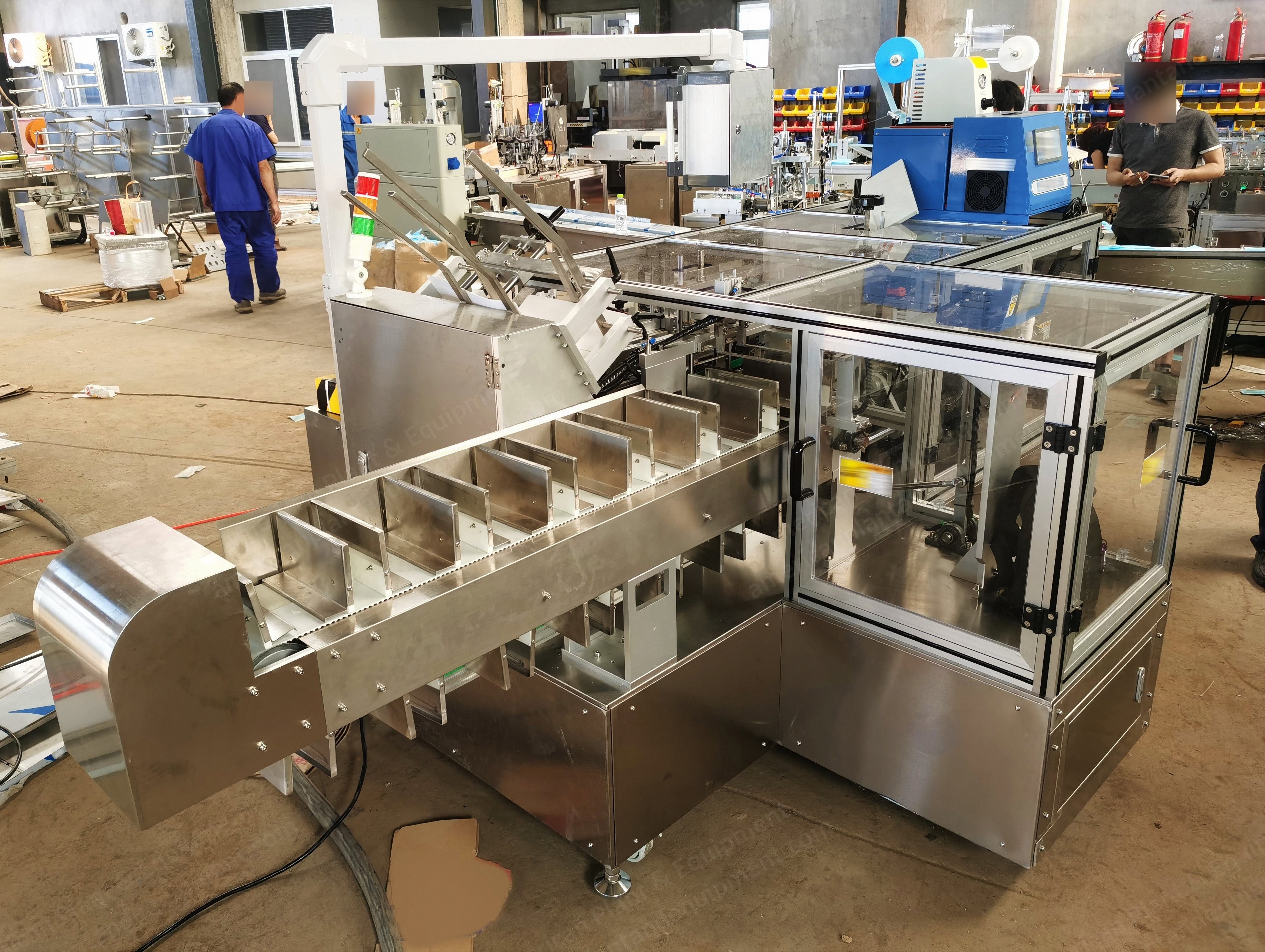 NovaStar, CC105, Automatic Paper Box Packing Machine, 30 to 40 Boxes/Min, 3500x1700x3500mm