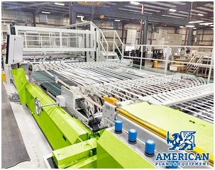 Marquip, Falcon 2500, 2018, Dual Knife Sheeter, 98-inch Web Width, 130-inch Cut Off