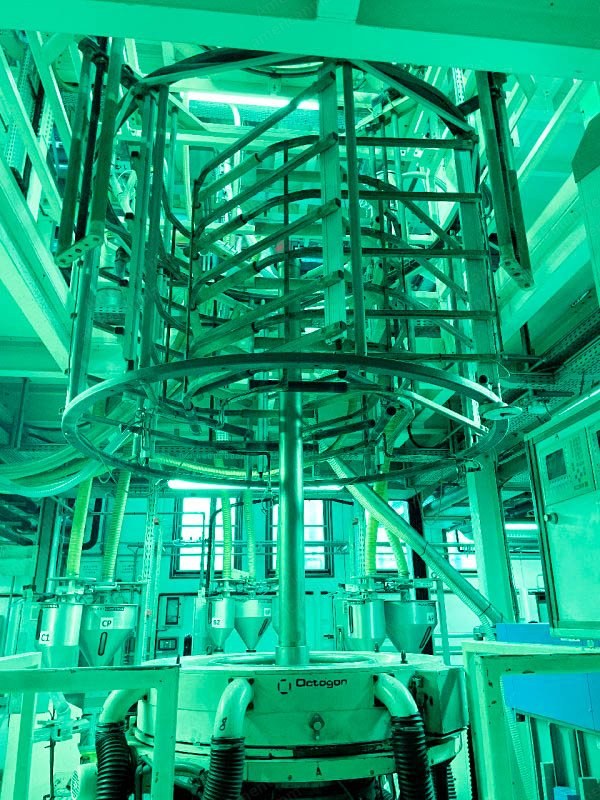 Kuhne, 3 Layers Blown Film Line, 2007, 2400mm Width, ABC Structure