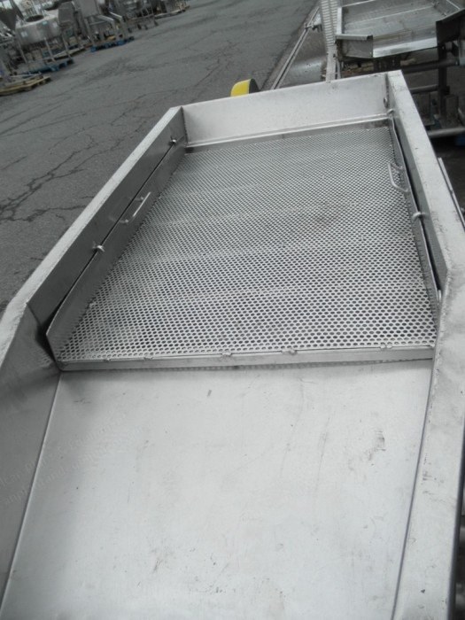 Commercial, Vibratory Dewatering Screen, 24x56 in, Stainless Steel, 2 HP