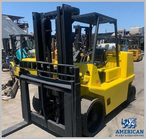 Hyster, S155XL, 1990, 15000 lb Capacity, Cushion Tires, LPG, GM V6 Engine
