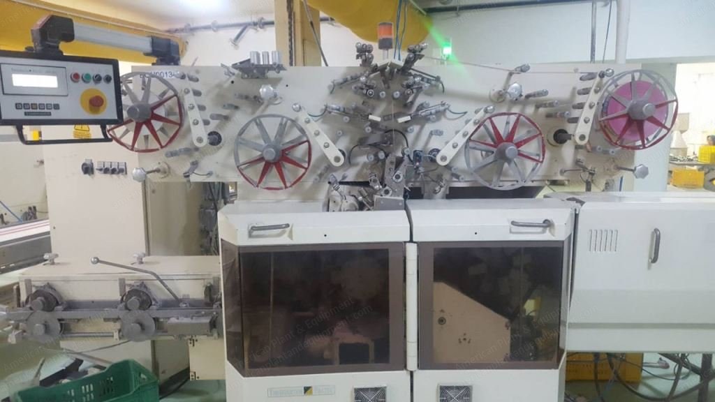 Theegarten-Pactec, WHF-EFC.001, 1998, Candy Cut and Fold Wrap Machine, 1800 Pieces per Minute, 380V