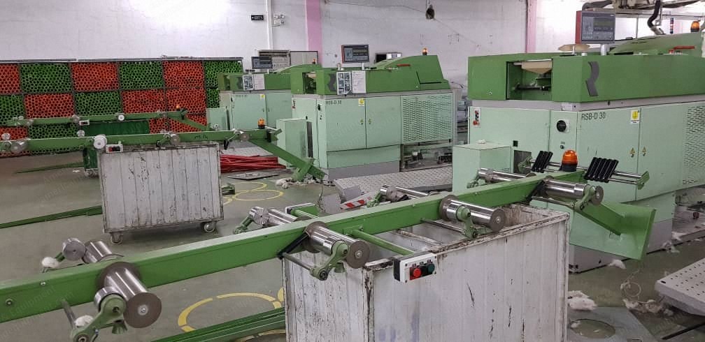 Complete Cotton Ringspinning Plant, 21,600 Spindles, 1997 to 2013