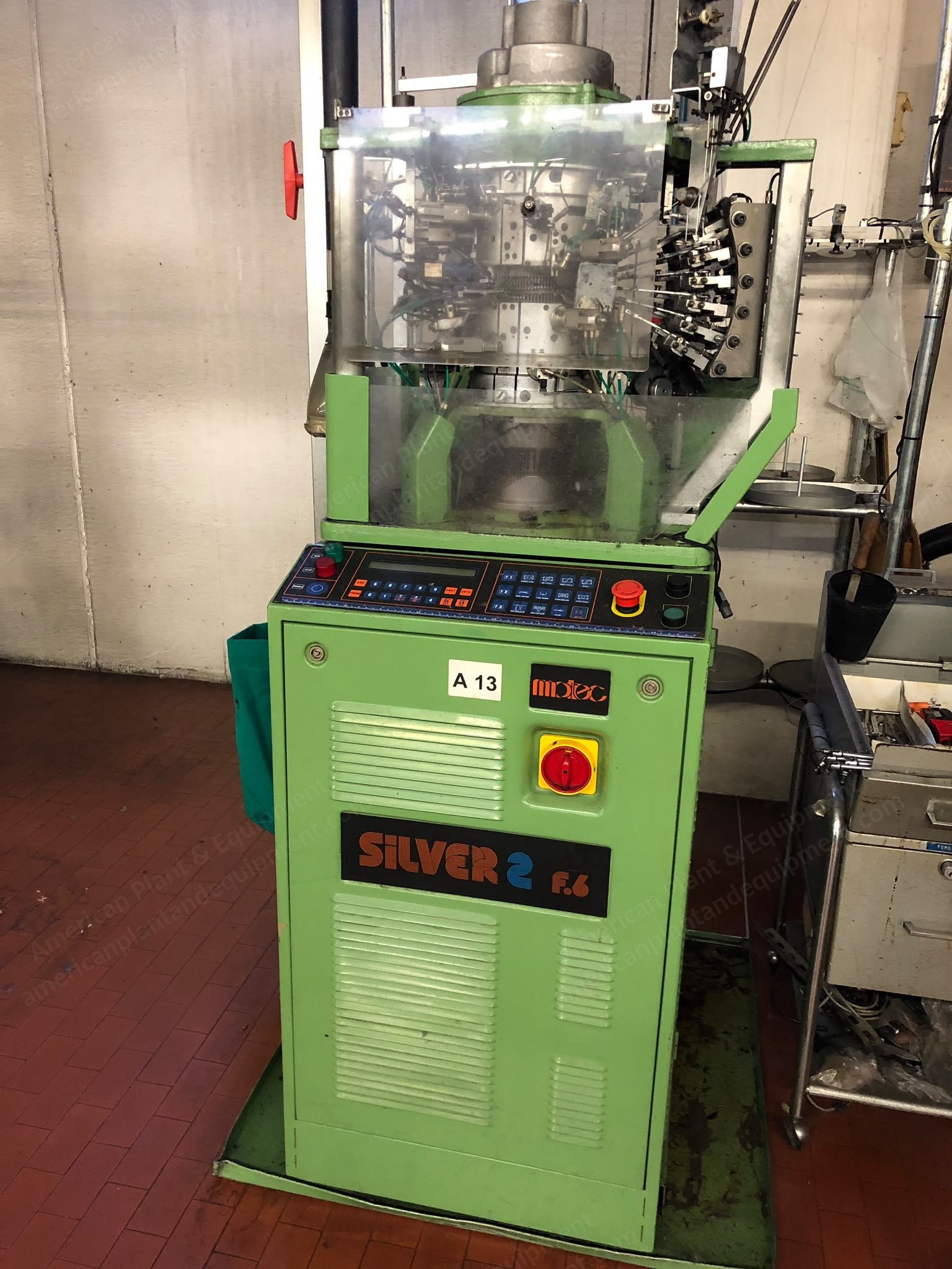 Matec, Silver 2 F6 and Silver F6, 1997 to 2002, 4.5 inch Diameter, 84 and 96 Needles, Circular Knitting Machines, 4 Units