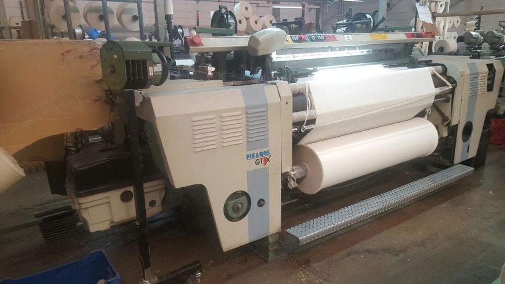 Picanol, GTX 2-R, 1997, Rapier Loom, 1900mm Width, 8 Colors, Staubli Electronic Dobby