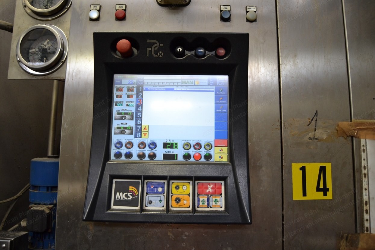 MCS Jigger, 2005, 2200mm Roller Width, 108C, Termoelettronica PCX