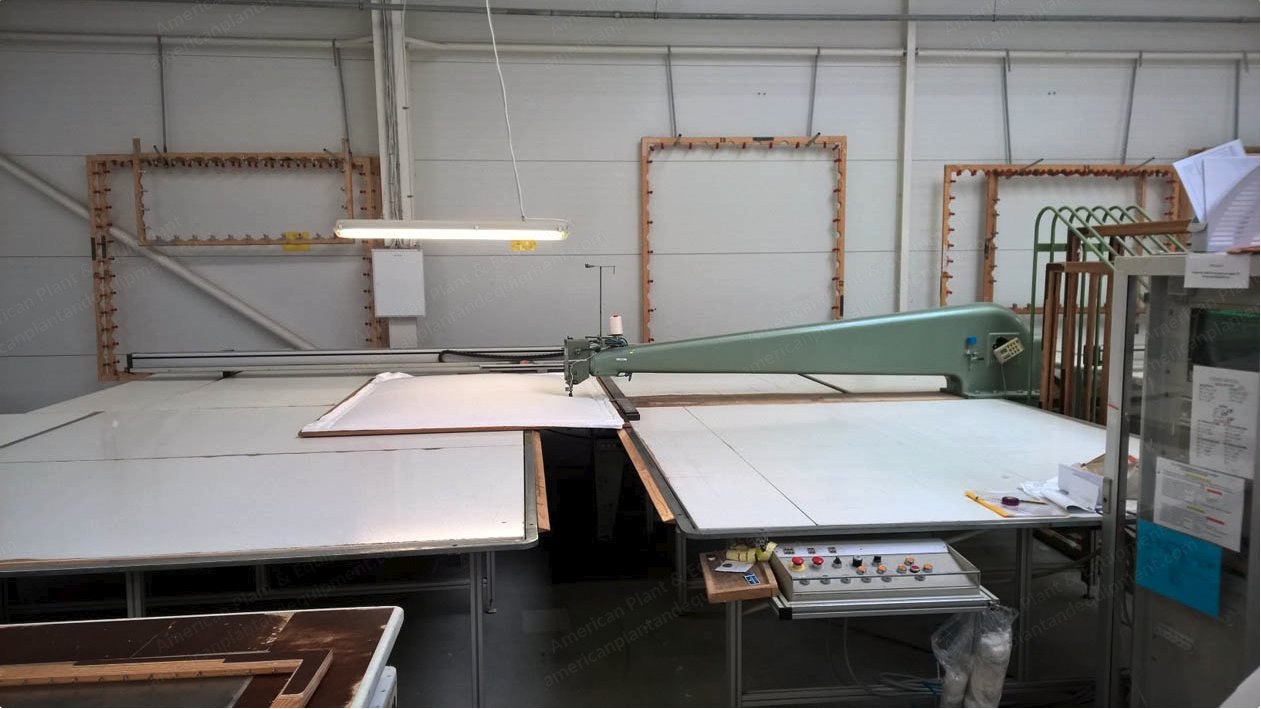 Mammut, Hauser SNA-K, 1992, Single Needle Computerized Quilting Machine, Width 2500mm, Working Area 2400x2950mm