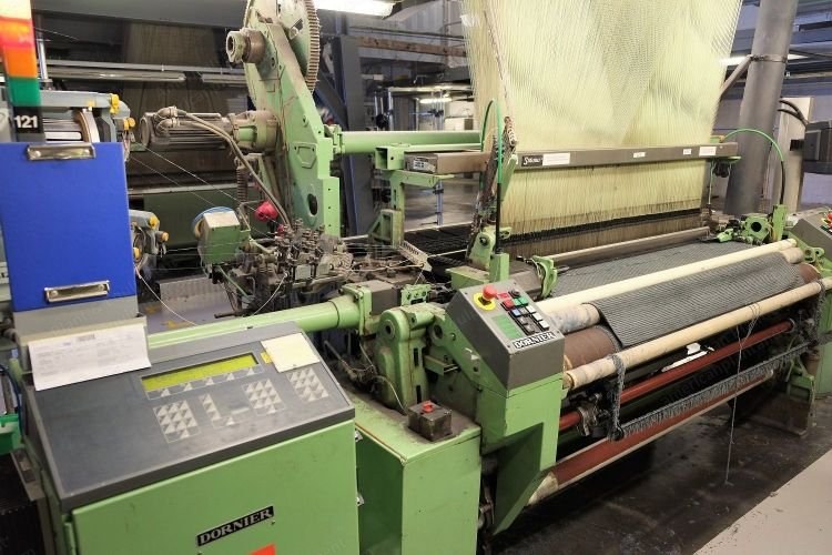 Dornier, HTVS8/J-180, 1991, Rapier Loom, Working Width 1800mm, 8 Colors, Staubli LX 1600 Jacquard