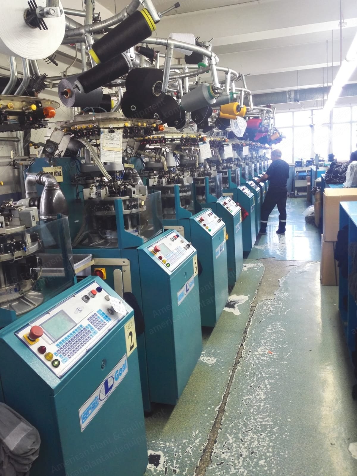 Lonati, 462 6C, 2003, 3 3/4" Cylinder, 36 Gauge, 156 Needles