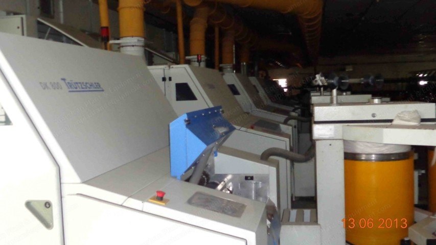 Trutzschler, Blowroom and Carding Line, 2007, 1200mm Width, 4x DK 800 Cards