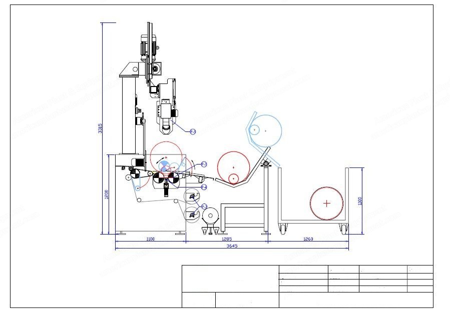 GCM, 50 H, Roll Packing Machine, 2400mm Max Roll Width, 60 Rolls/Hour