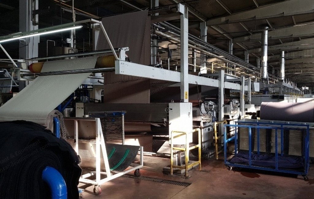 Sun Super-Il Sung Stenter, 2400mm Working Width, 2005, 8 Chambers, Gas Heated