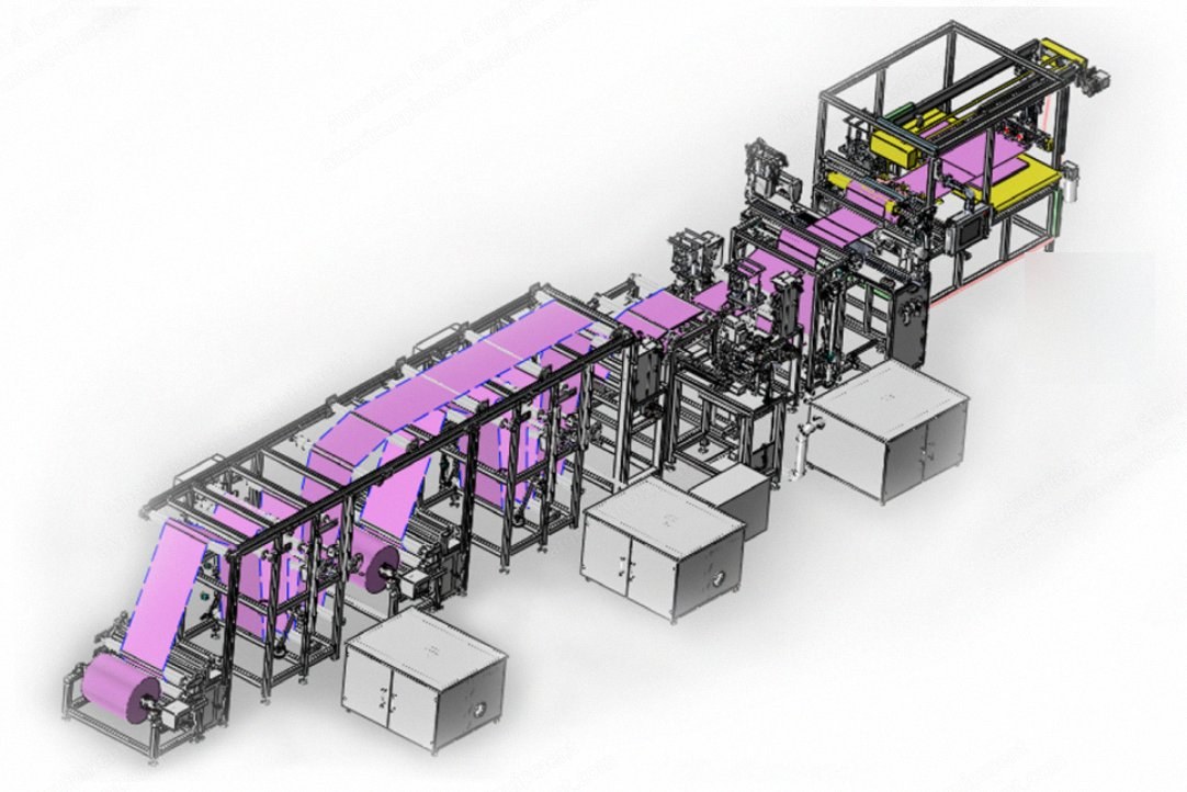 NovaStar, BW193, Automatic Pillowcase Production Line, 300-550mm Edges Sewing Width, 400-800mm Cross-Sewing Width, 12kW
