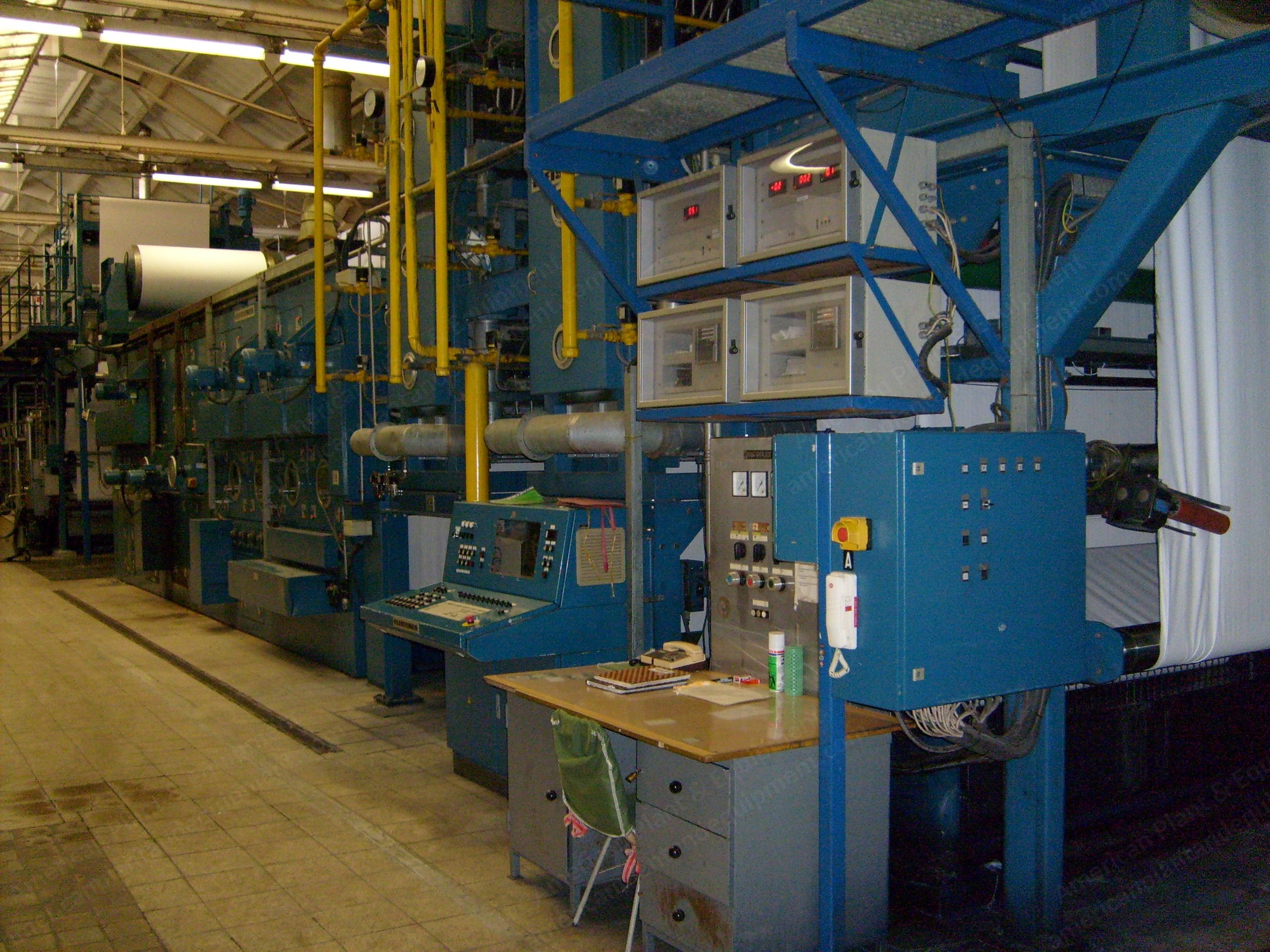 Fleissner Thermosol Dyeing Range, 1800mm, 1998, 8-80 m/min, 380V