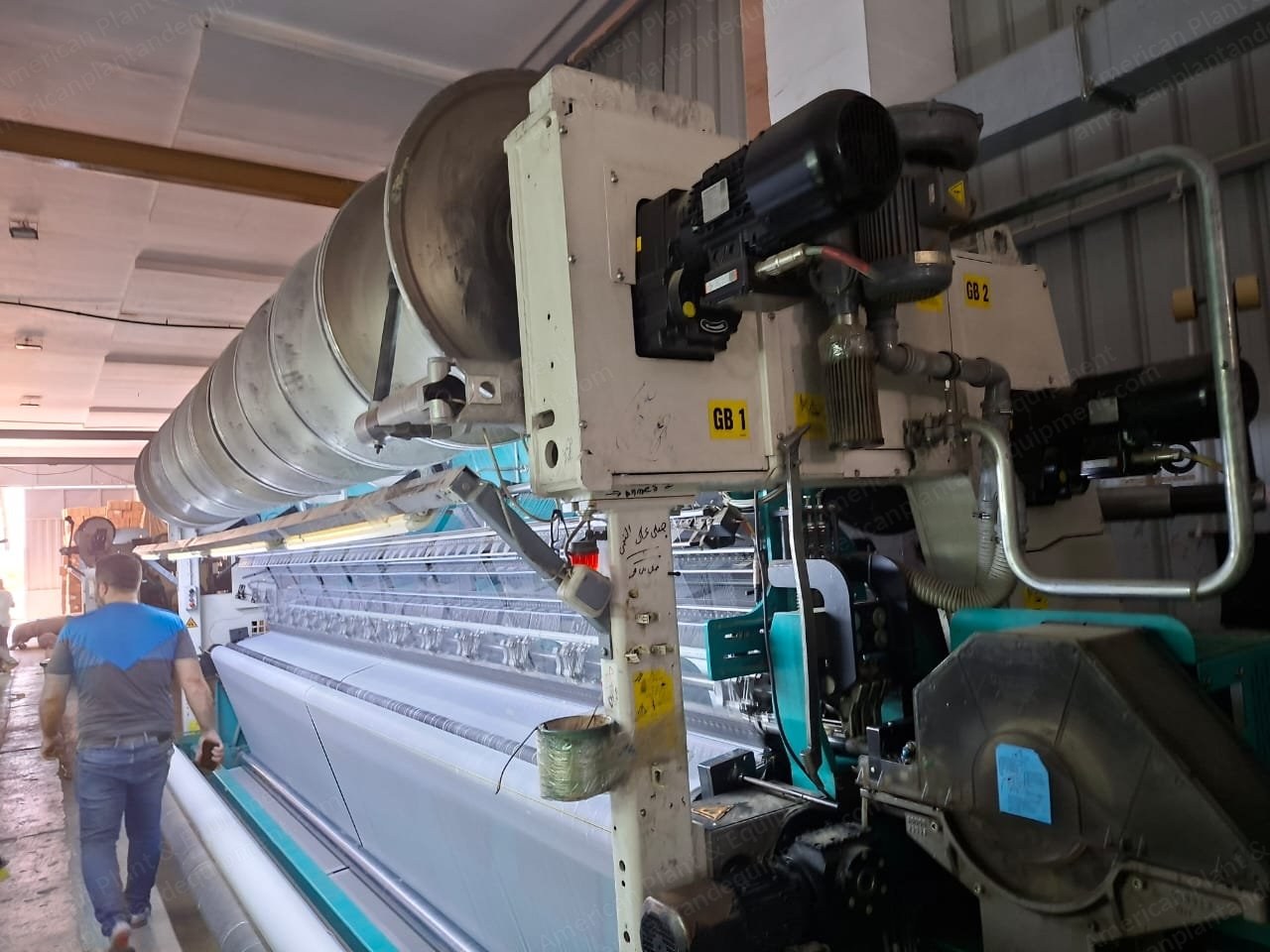 Karl Mayer, HKS 3-M, 2015, Raschel Knitting Machine, 5537.2mm Working Width, E28 Gauge, 3 Bars