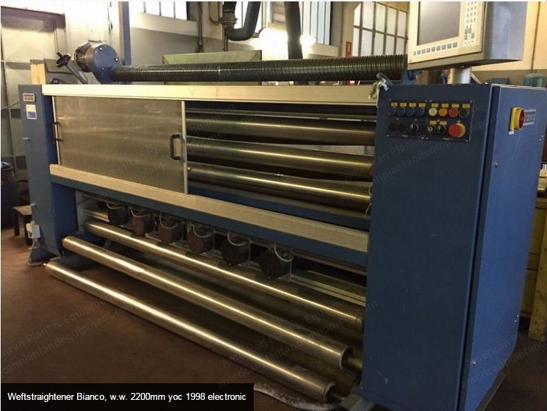 Bianco, Weft Straightener, 1998, 2200mm, 6 Electronic Heads