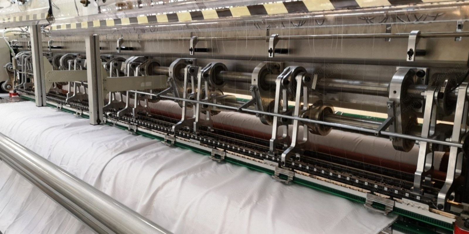 Meca, Eco 120 MLT, 2012, Lockstitch Shuttle Quilting Machine, 120 inch Working Width, 3 Needle Bars