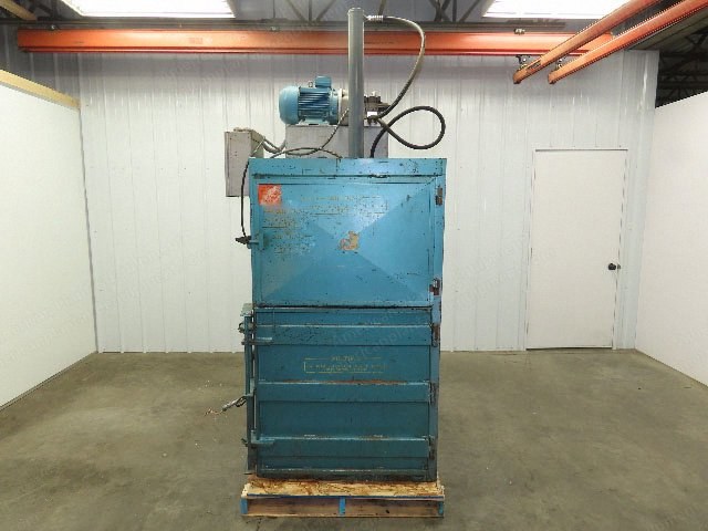 Vertical Cardboard Baler, 5 HP, 30x30x30" Bale Size, 230/460V