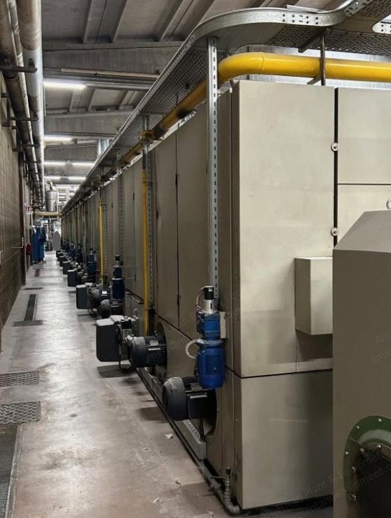Reggiani, Terma, 2001, 3200mm Working Width, 15 Chambers, Gas Heated, Pins & Clips Chain