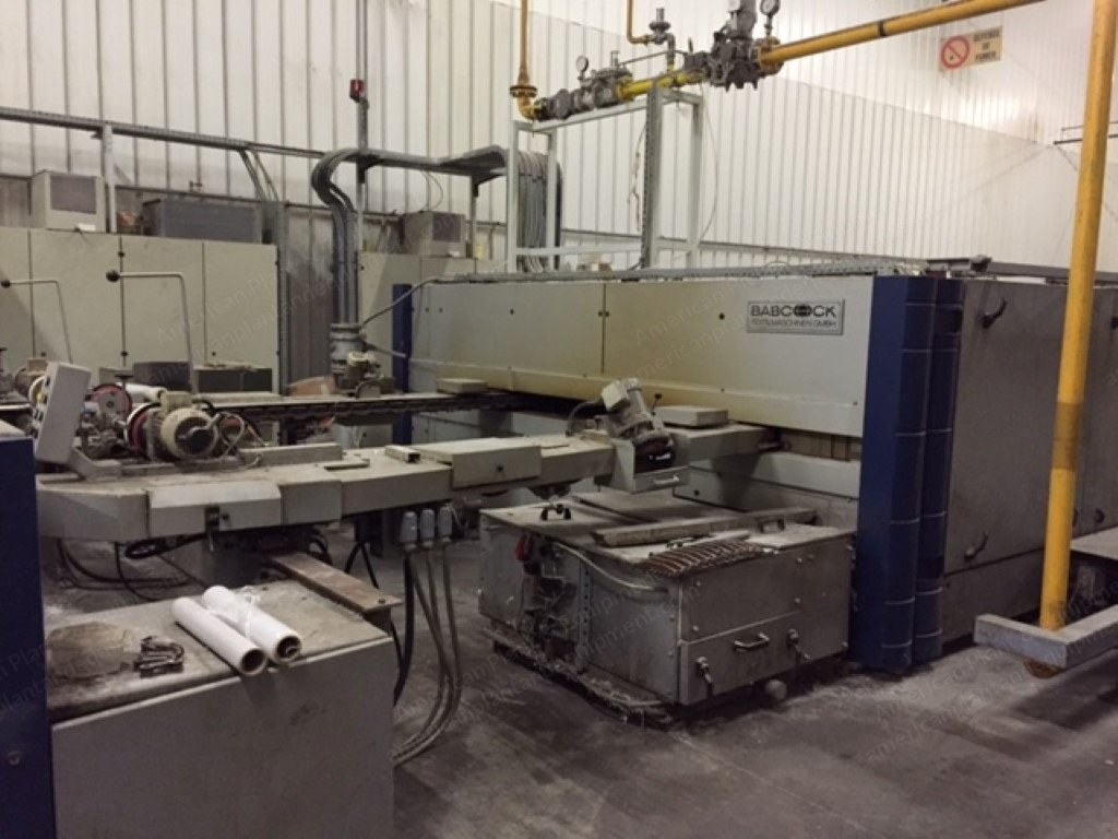 Babcock, 2000, 2400mm Working Width, 6 Chambers, Gas Heated, Horizontal Pin & Clip Chain