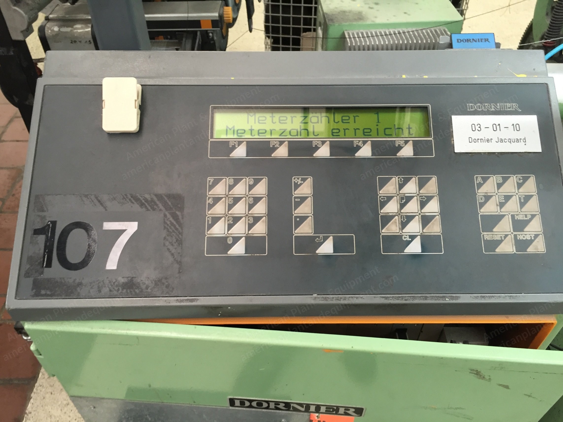 Dornier, HTV8/J, 1995, Rapier Weaving Loom, 2100mm, Jacquard CX860