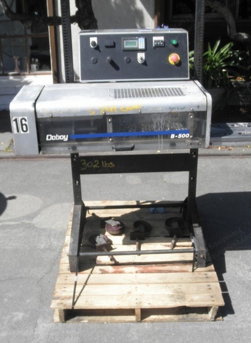 Doboy, B500, Stainless Steel Bag Sealer, 1 HP, 110V