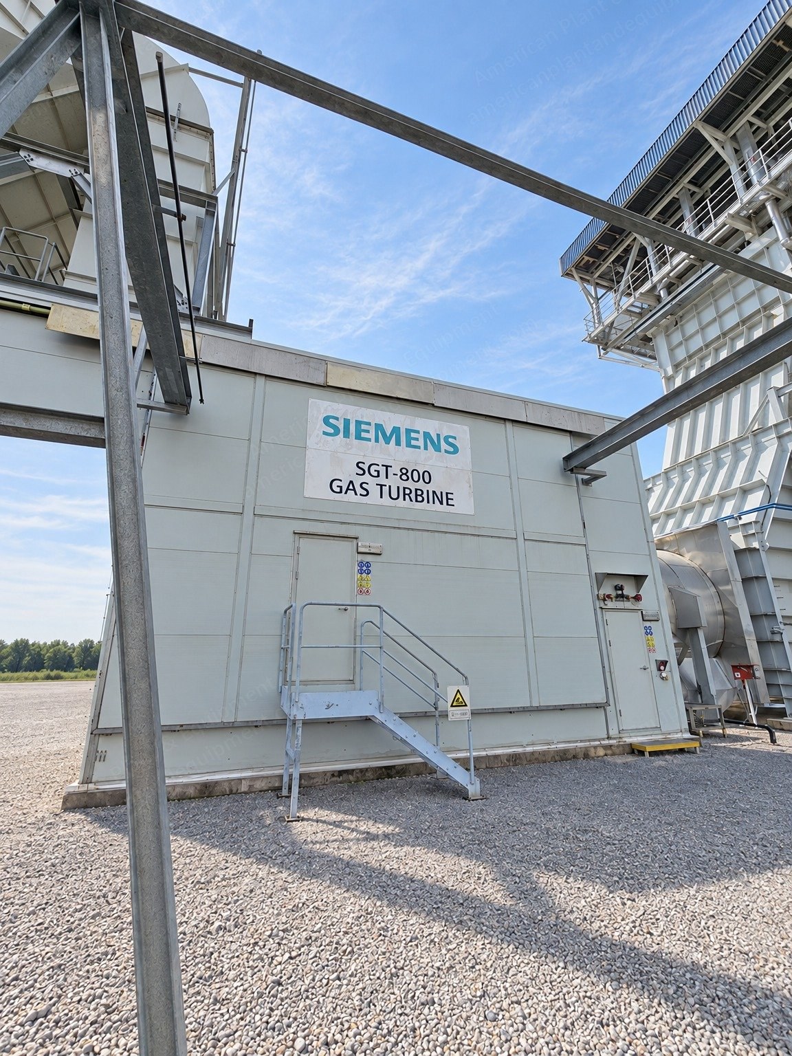 Siemens, SGT800DLE, 2017, 53MW Gas Turbine, 25MW Steam Turbine, 50Hz, 10500V