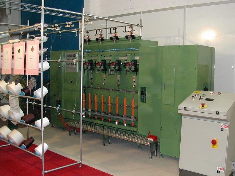 Texilmontaggio, Mach96, Chenille Machine, 8 Spindles, 180mm Gauge, 110mm Ring Diameter