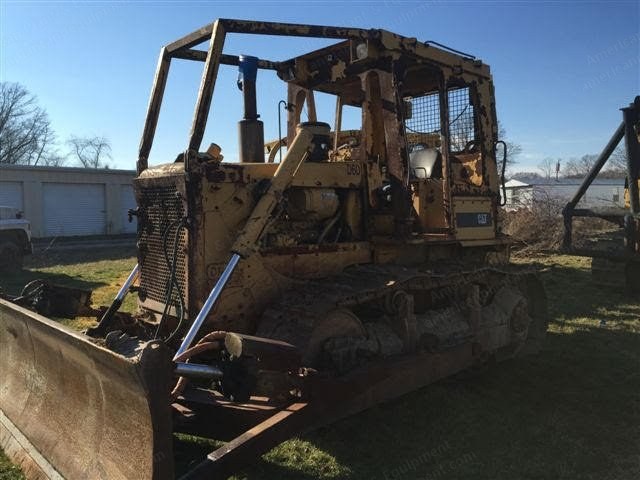 Caterpillar, D6D, 1991, Crawler Tractor, OROPS, Angle Blade, Winch