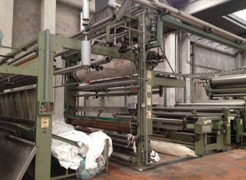 Cibitex, Sanforizing Machine, 1993, 3200mm Working Width, with Rubber Belt and Tenter Frame