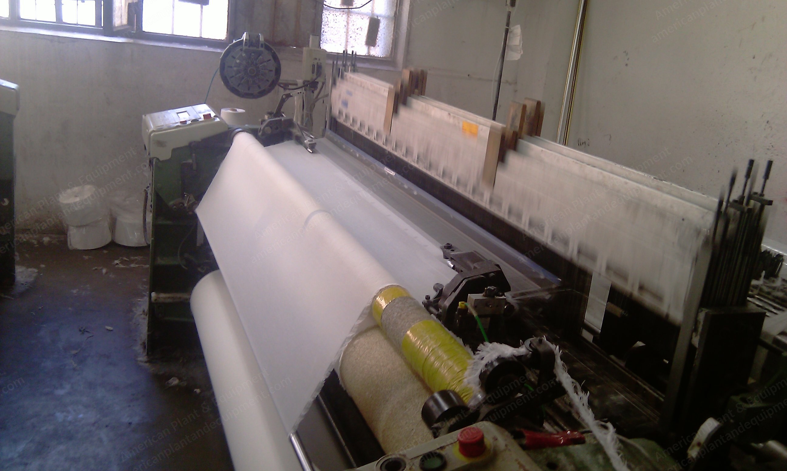 Picanol, PAT-A and Delta, 1992-1995, Airjet Complete Weaving Plant, 1900mm, 24 Looms with Compressors
