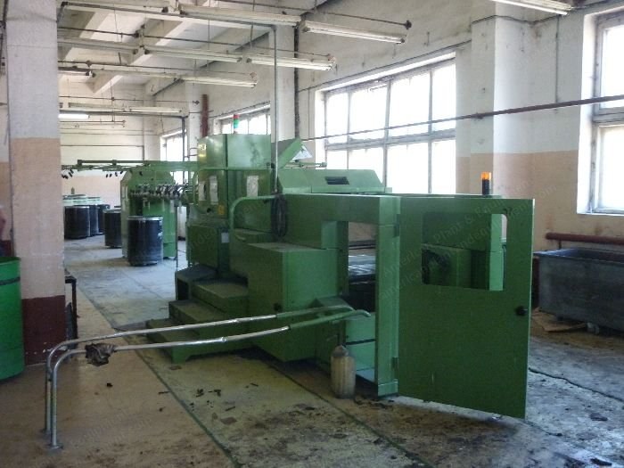 NSC Schlumberger, Cognetex, Schlafhorst, Volkmann, Worsted Spinning Line, 1985 to 2000, Complete Spinning, Winding, and Twisting Installation
