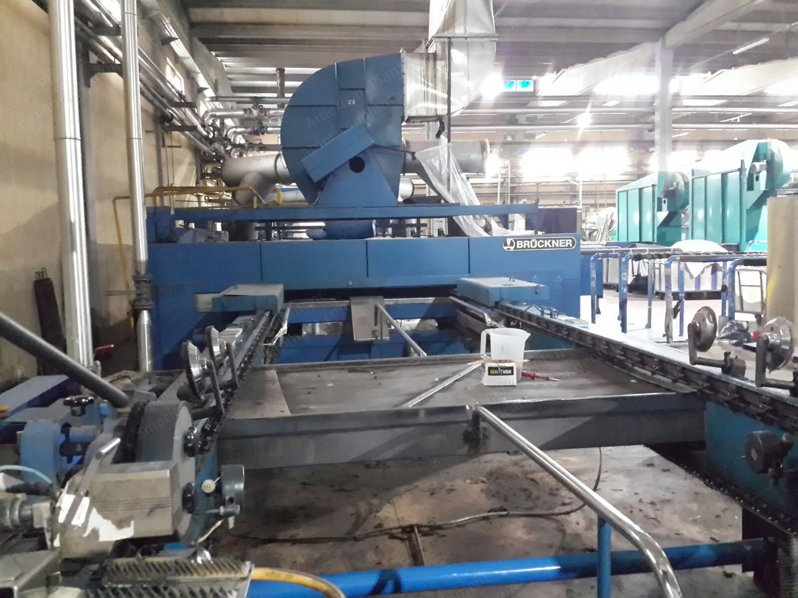 Bruckner, 1998, 2300mm Working Width, 4 Chambers, Gas Operated, Vertical Pin Chain