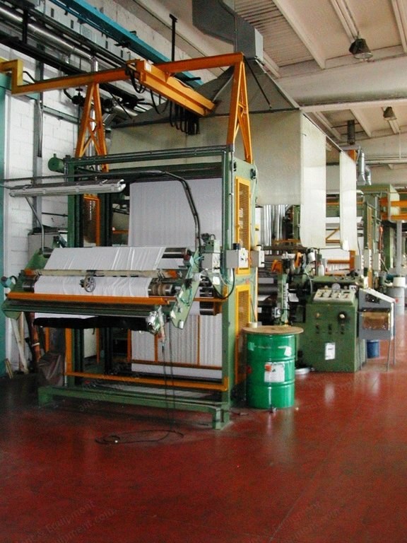 Colombo, Embossing Line, 1980, Overhauled 2003, 30m Accumulator, 20 Embossing Cylinders, 9000mm Length