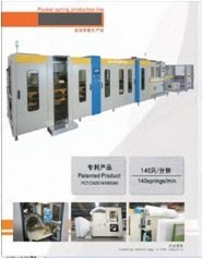 NovaStar, SB246, Pocket Spring Production Line, 140 Springs/min, Robatech Hot Melt System, 380V