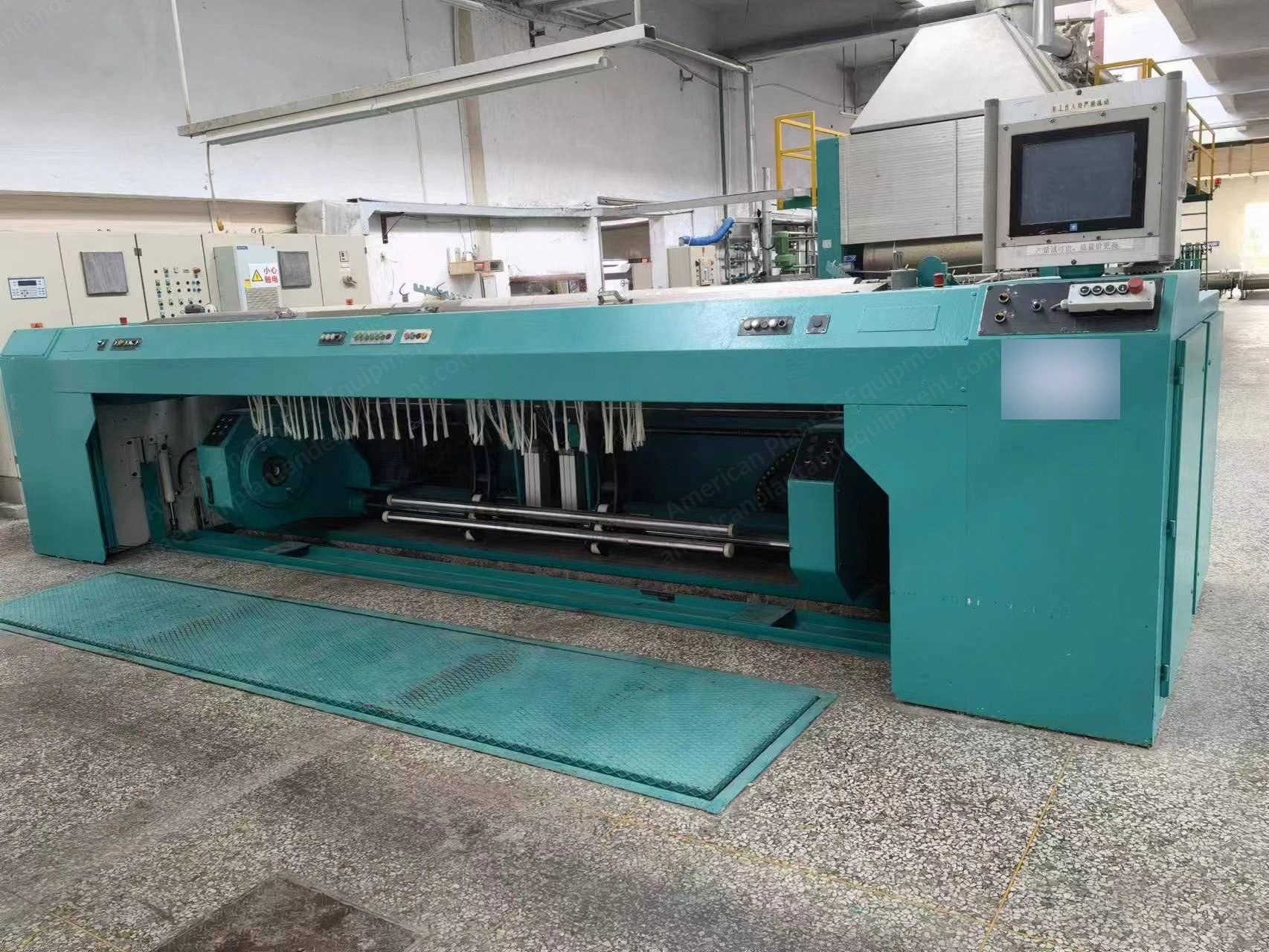 Karl Mayer, Sizing Machine, 2004, Width 4000mm, Double Size Box 1800mm, 12 Cylinders
