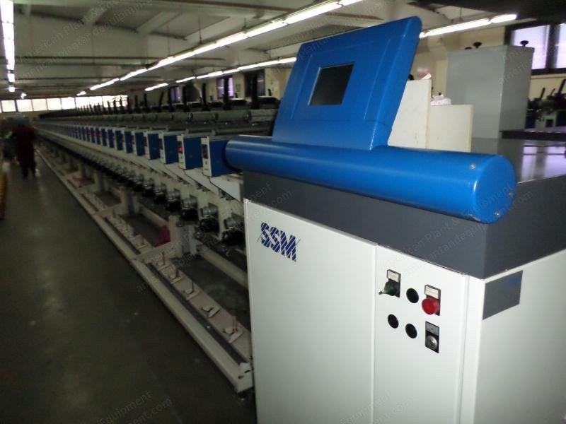 SSM, PW2, 2008, Yarn Winding Machine, 60 Positions, with Oilers