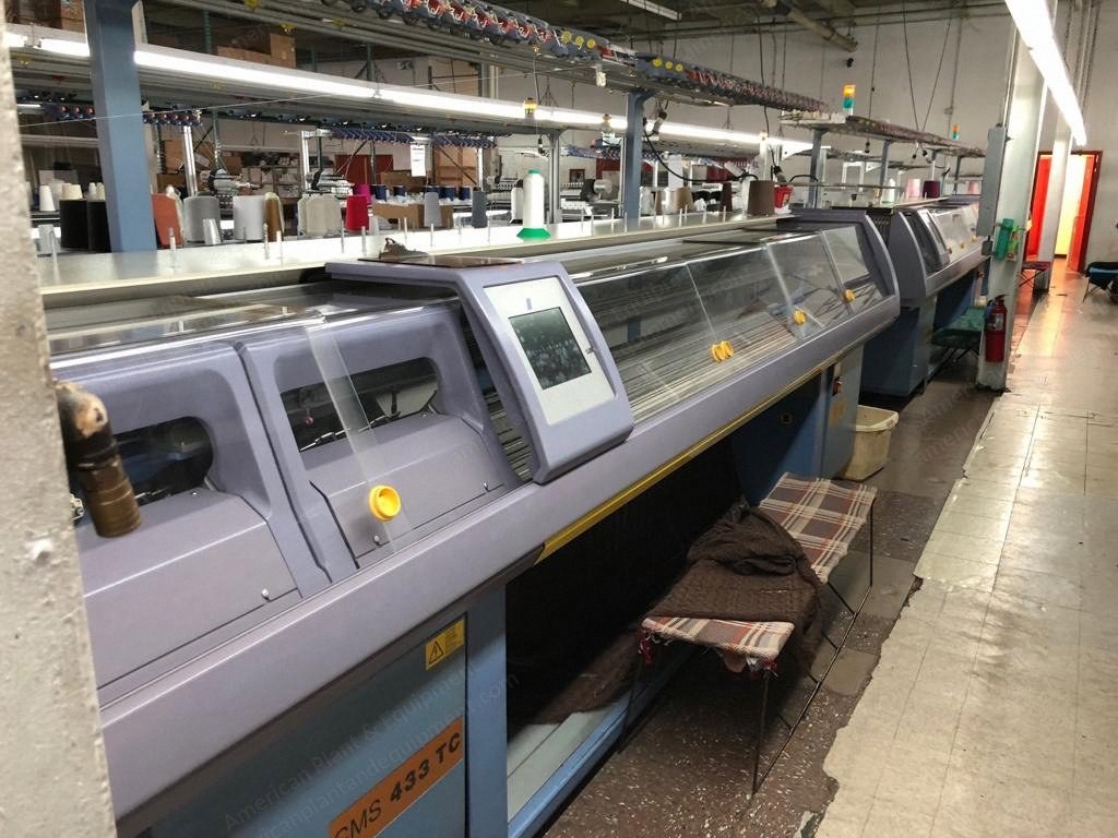 Stoll, CMS Series, 2000 to 2007, Flat Knitting Machines, 12GG, 72" to 96" Width