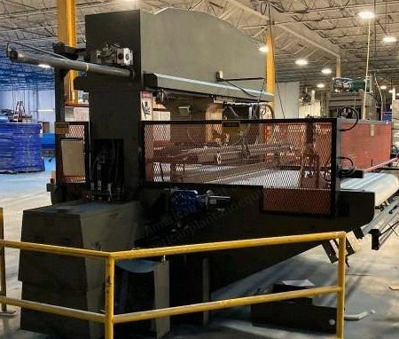 Schwabe, F-1, Traveling Head Die Cutter, 75" x 27", 30 Ton, Automatic Belt Feed