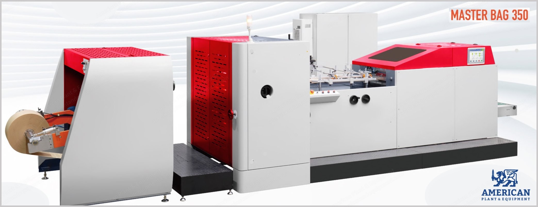Master Bag, 350, Speed 50 to 720 pcs/min, Paper Width 70 to 350mm, 26kW
