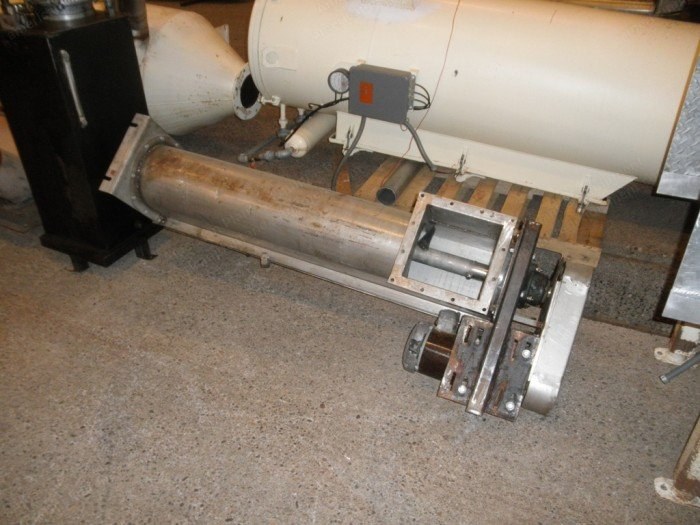 Screw Conveyor, 8" x 5', Stainless Steel, 1 HP
