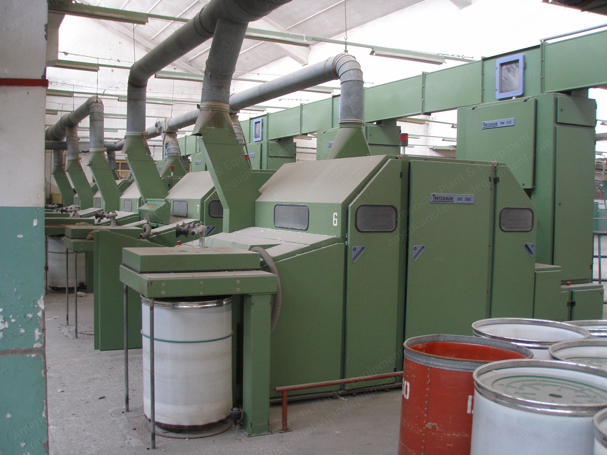 Trutzschler, DK 760, 1993, Chute Feed, KH 600 Coiler, Manual Can Changer