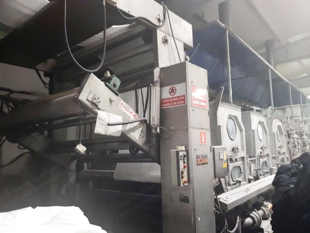 Bruckner, Erbach, 1998, Continuous Washing Machine, 2000mm Working Width, 6 Tanks