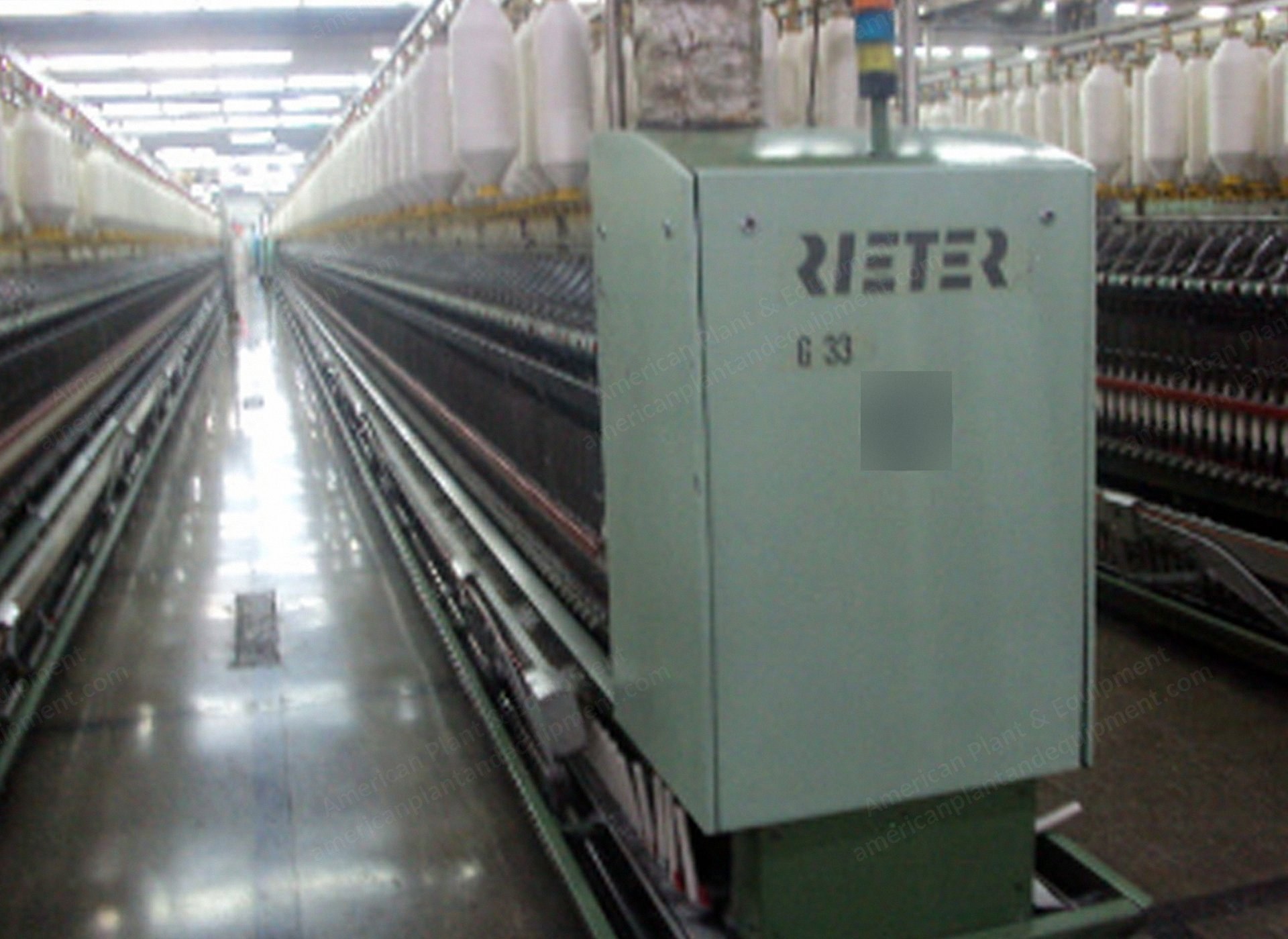 Rieter, G33, 2001, 1200 Spindles, 75mm Spindle Gauge