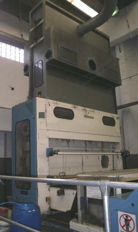Spinnbau, Double Doffer Card, 3000mm, with Asselin Profile P330 Cross Lapper, 700 kg/hr