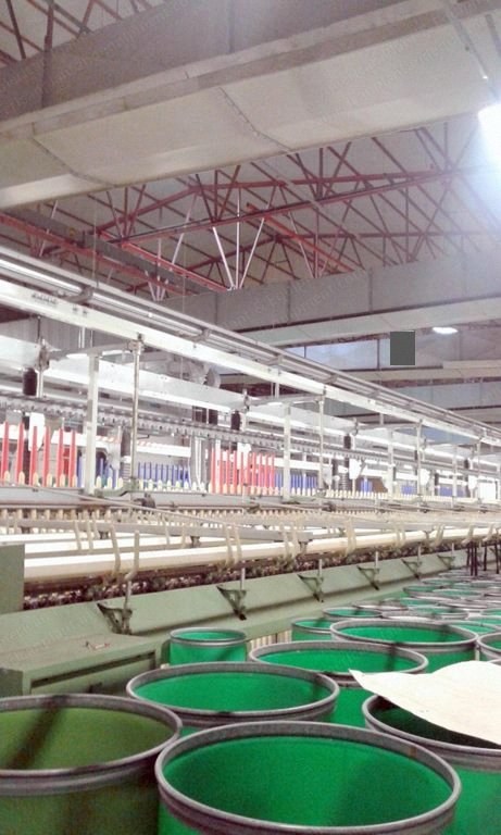 Gaudino, FPK/450, 1996, Semi-Worsted Spinning Frame, 240 Spindles, Ring Diameter 90mm, Gauge 120mm