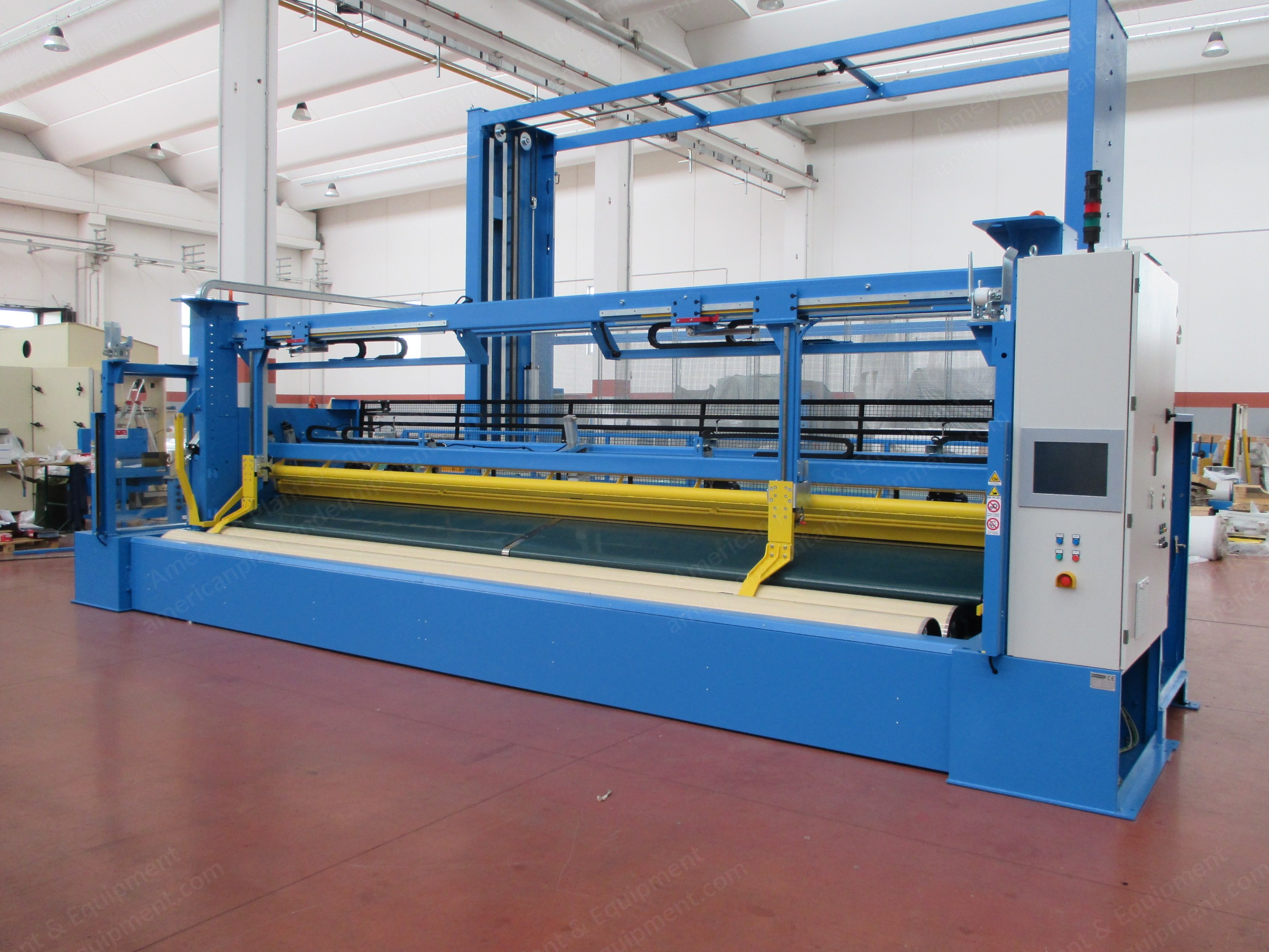 Graziano Ramina, Geotextile Line Winder, 6000mm Working Width, 15 m/min, Siemens Control Panel