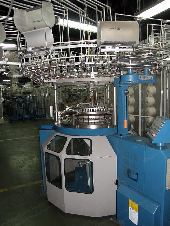 Orizio, Johnan, 1999, 30" Diameter, 28 Gauge, 96 Feeders, Single Jersey Knitting Machine