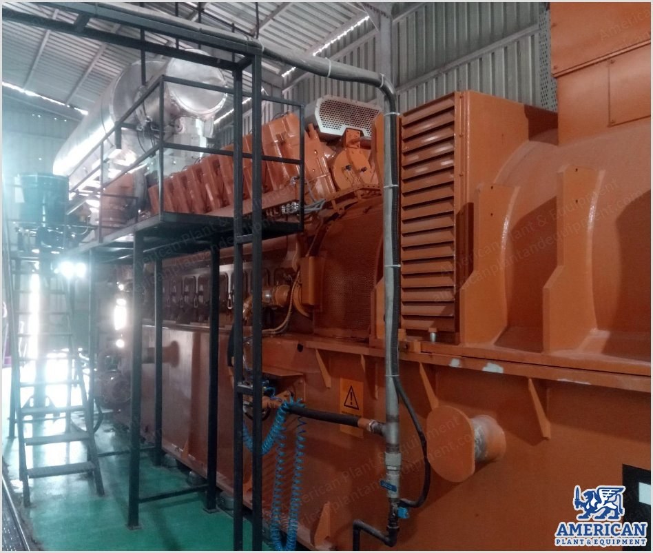 Cat, CG260-16, 2014, 4.3 MW, 11 kV, 50 Hz, Natural Gas Engine Generator