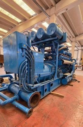 Jenbacher, JW 612 GS, 1991, 1079 kVA, 50 Hz, Gas Cogeneration Generator Set